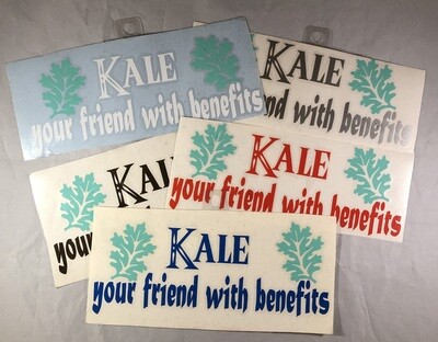Kale Your Friend with Benefits Vinyl Sticker