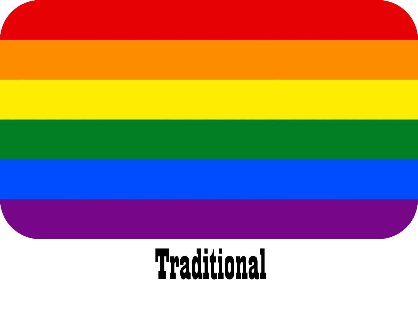 Pride Flag Magnet or Sign