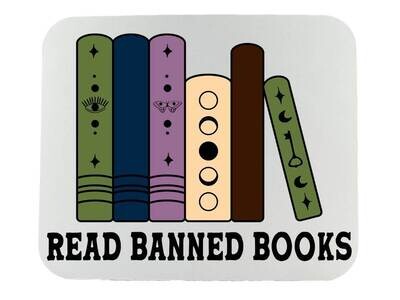Read Banned Books w/Witchy Vibe Mouse Pad