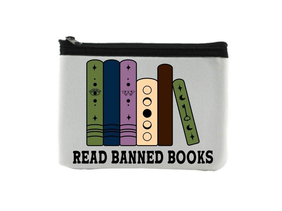 Read Banned Books w/Witchy Vibe Coin Purse