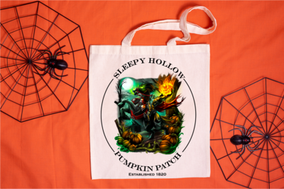 Sleepy Hollow Pumpkin Patch  Tote Bag