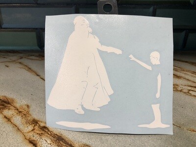 Eleven takes on Darth Vader Vinyl Sticker Eleven takes on Darth Vader Vinyl Sticker