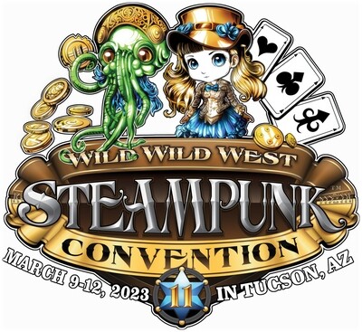 Wild Wild West Steampunk Con Towel w/Clip