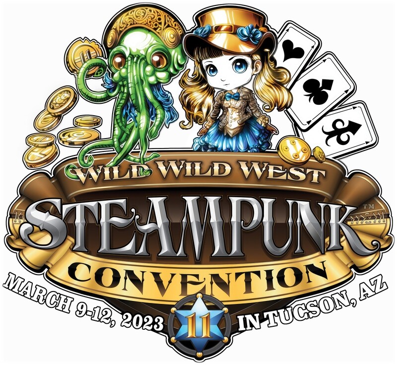Wild Wild West Steampunk Con License Plate