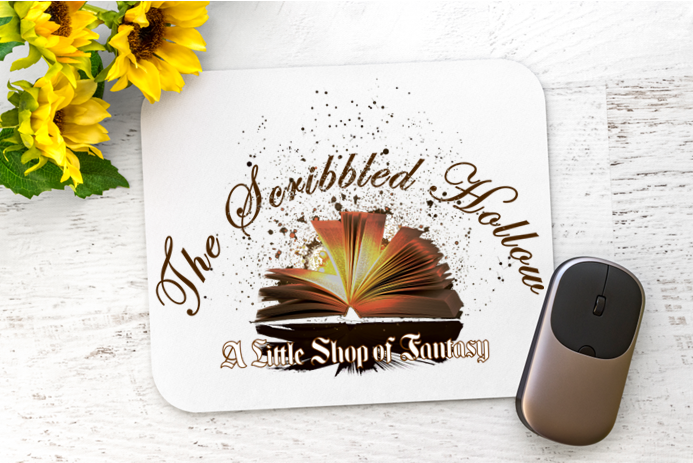 The Scribbled Hollow Mouse Pad