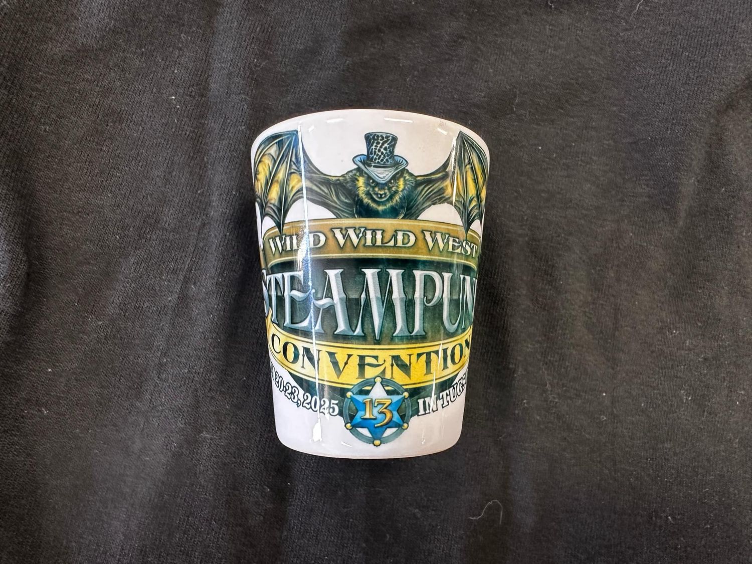 Wild Wild West Con Shot Glass