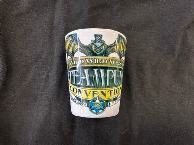 Wild Wild West Con Shot Glass