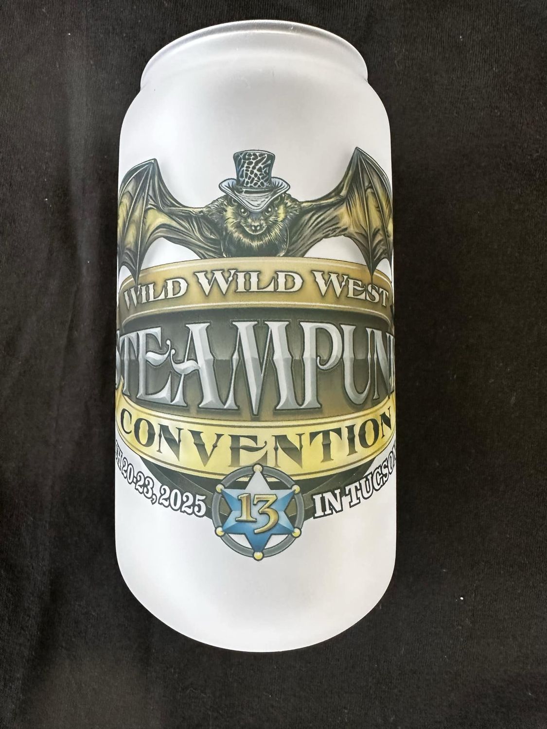 Wild Wild West Steampunk Con Glass Can Wild Wild West Steampunk Con Glass Can