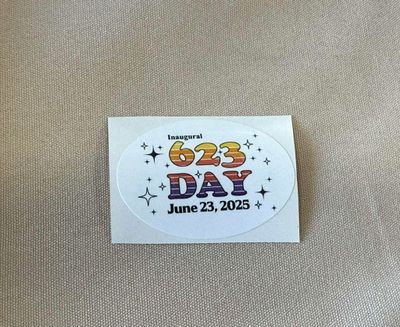 623 Day Sticker
