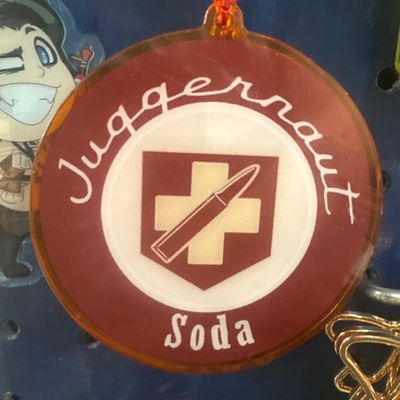 Juggernog soda 3 in keychain red orange black ops zombies call of duty