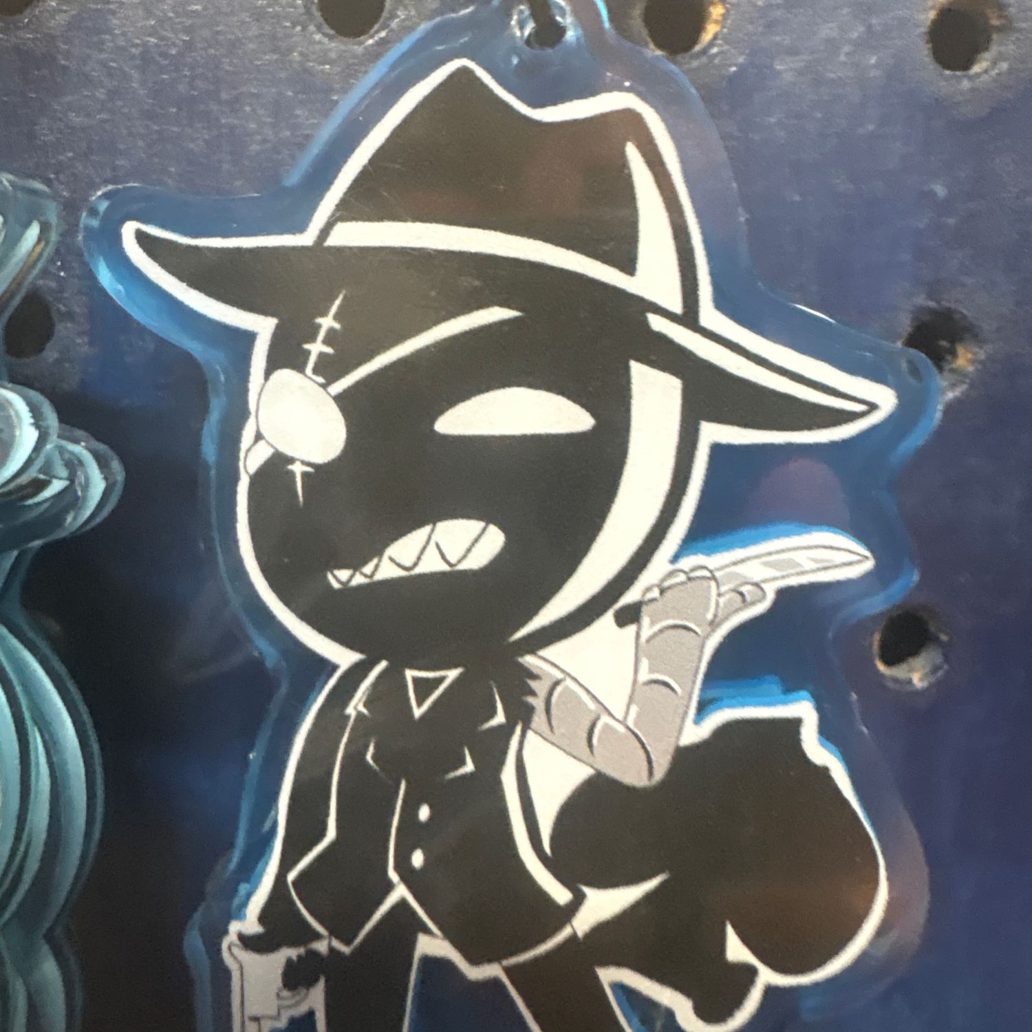 Spade slick homestuck 3in keychain jack blue midnight crew