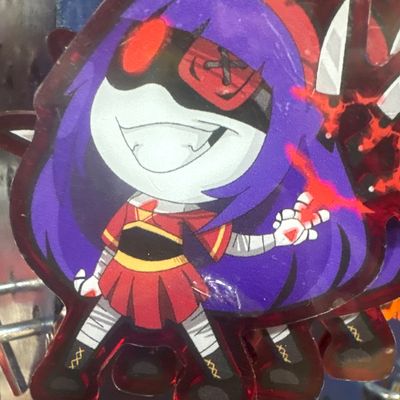 Doll murder drones 3 in keychain red Russian 