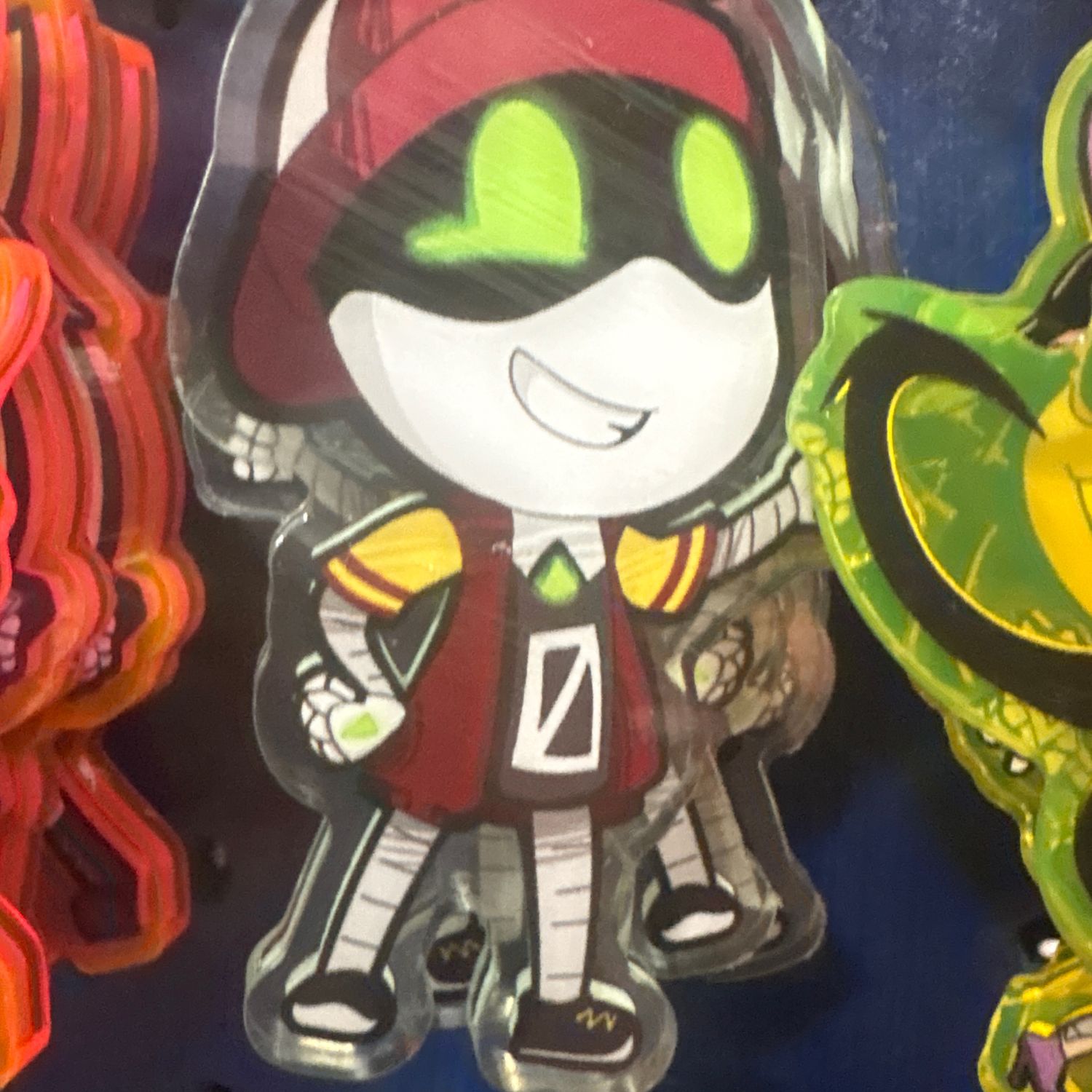 Thad murder drones 3 in keychains jock green