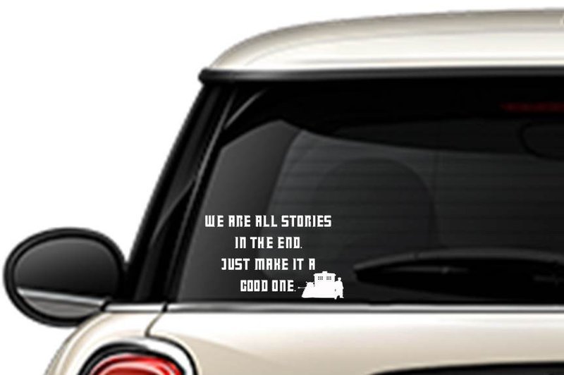 DR Who with 6 Doctors Vinyl Sticker DR Who with 6 Doctors Vinyl Sticker