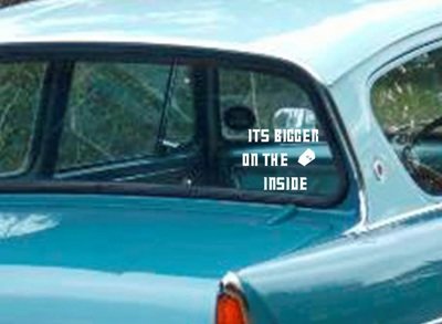 It's Bigger on the Inside on Ford Anglia