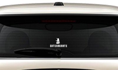 Exterminate with Dalek on Car
