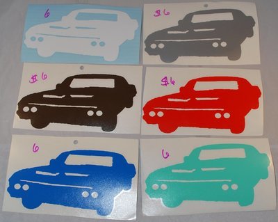 1967 Chevy Impala - Baby Vinyl Sticker 1967 Chevy Impala - Baby Vinyl Sticker