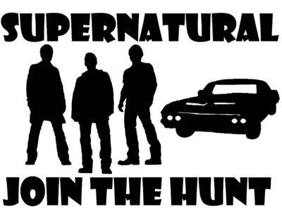 Supernatural Join the Hunt w/the boys and Baby Vinyl Sticker