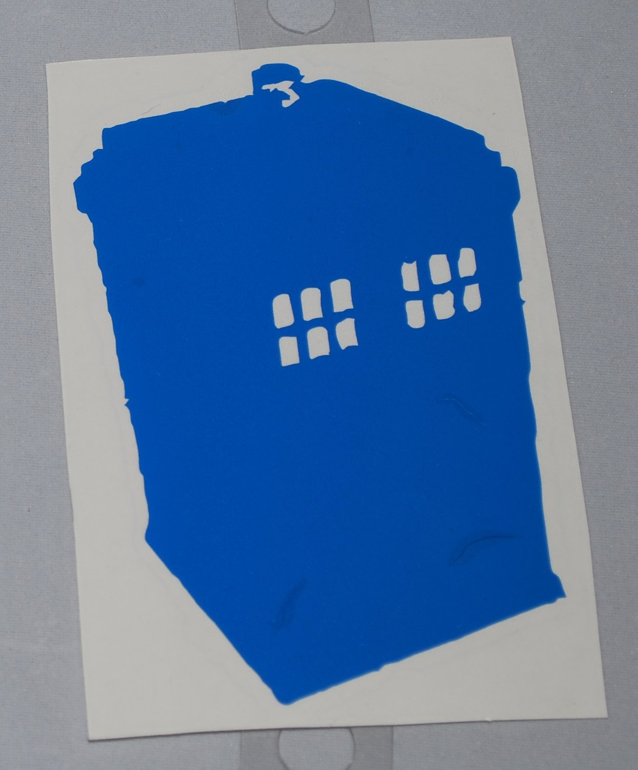 TARDIS Vinyl Sticker