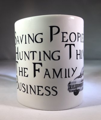 Saving People, Hunting Things, the Family Business w/Baby Mug