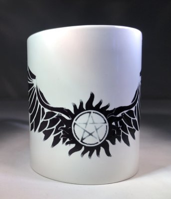 Wings and Antipossession Tattoo Mug Wings and Antipossession Tattoo Mug