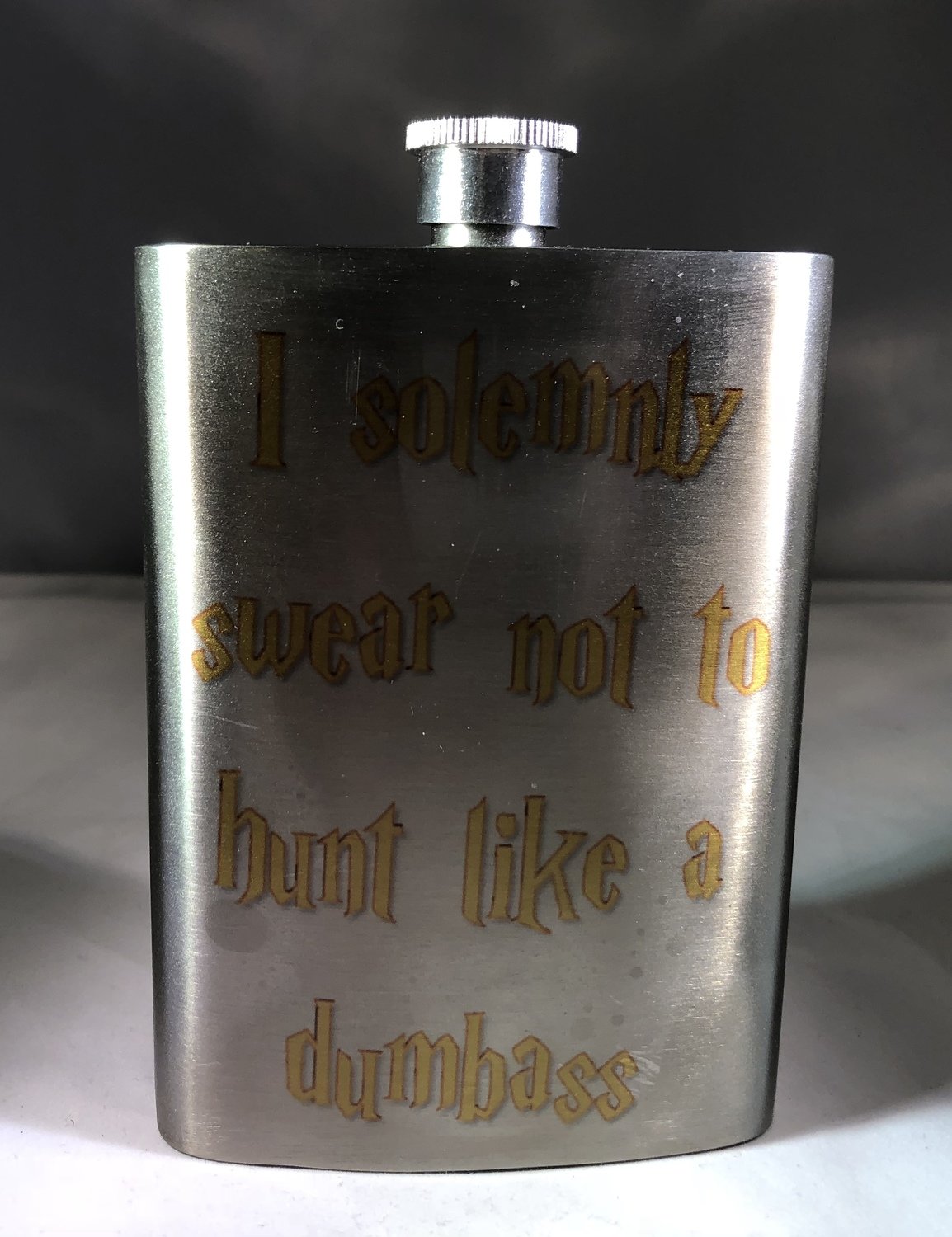 I solemnly swear not to hunt.... Flask