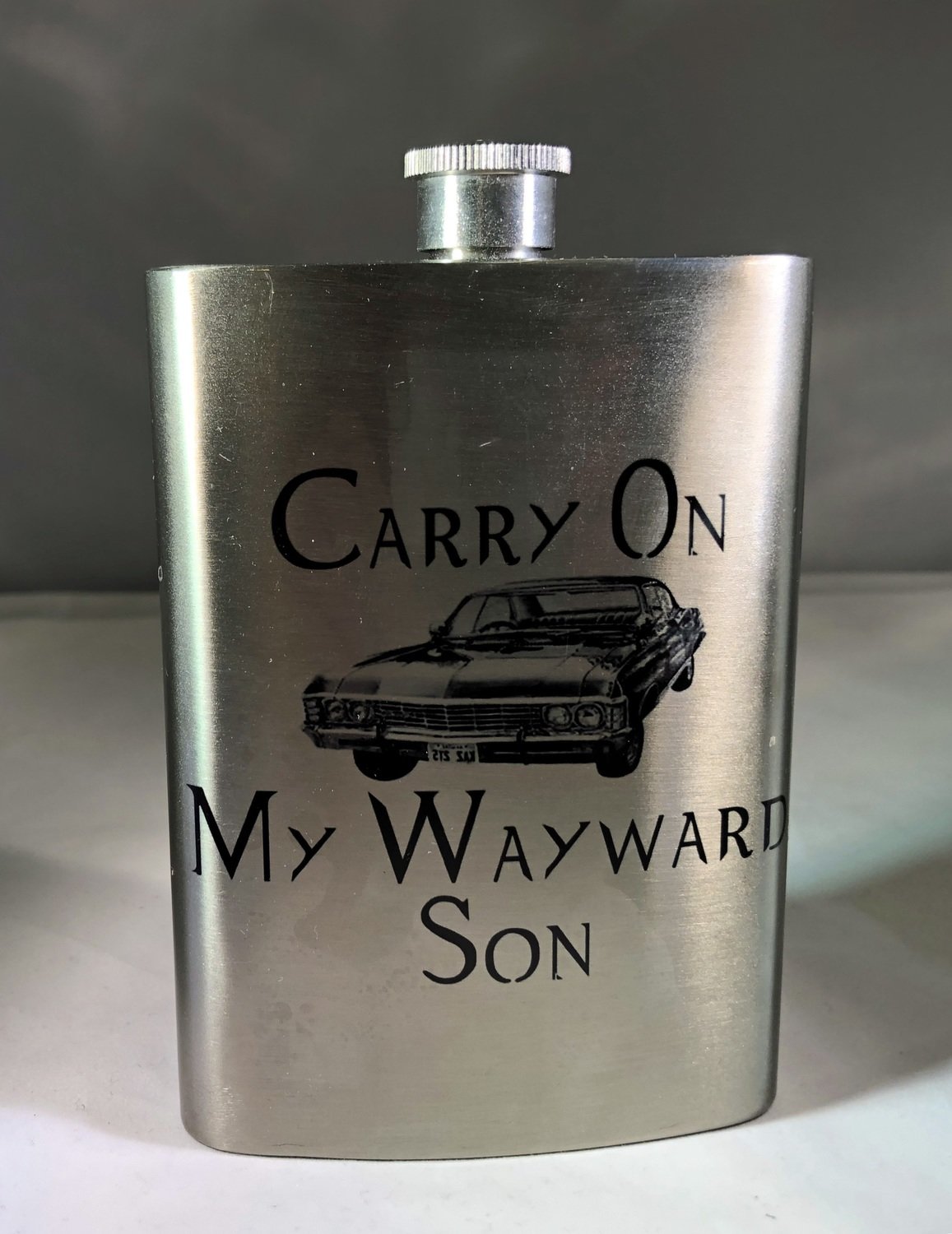 Carry on My Wayward Son Flask