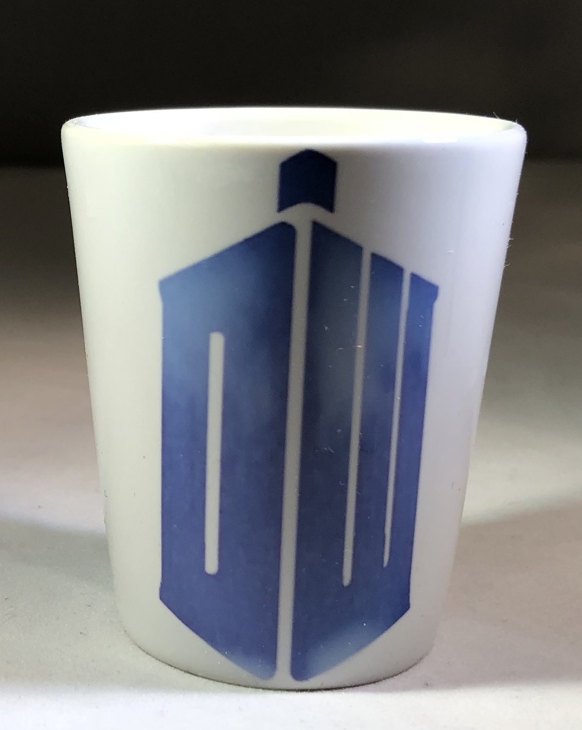 DW TARDIS Shot Glass