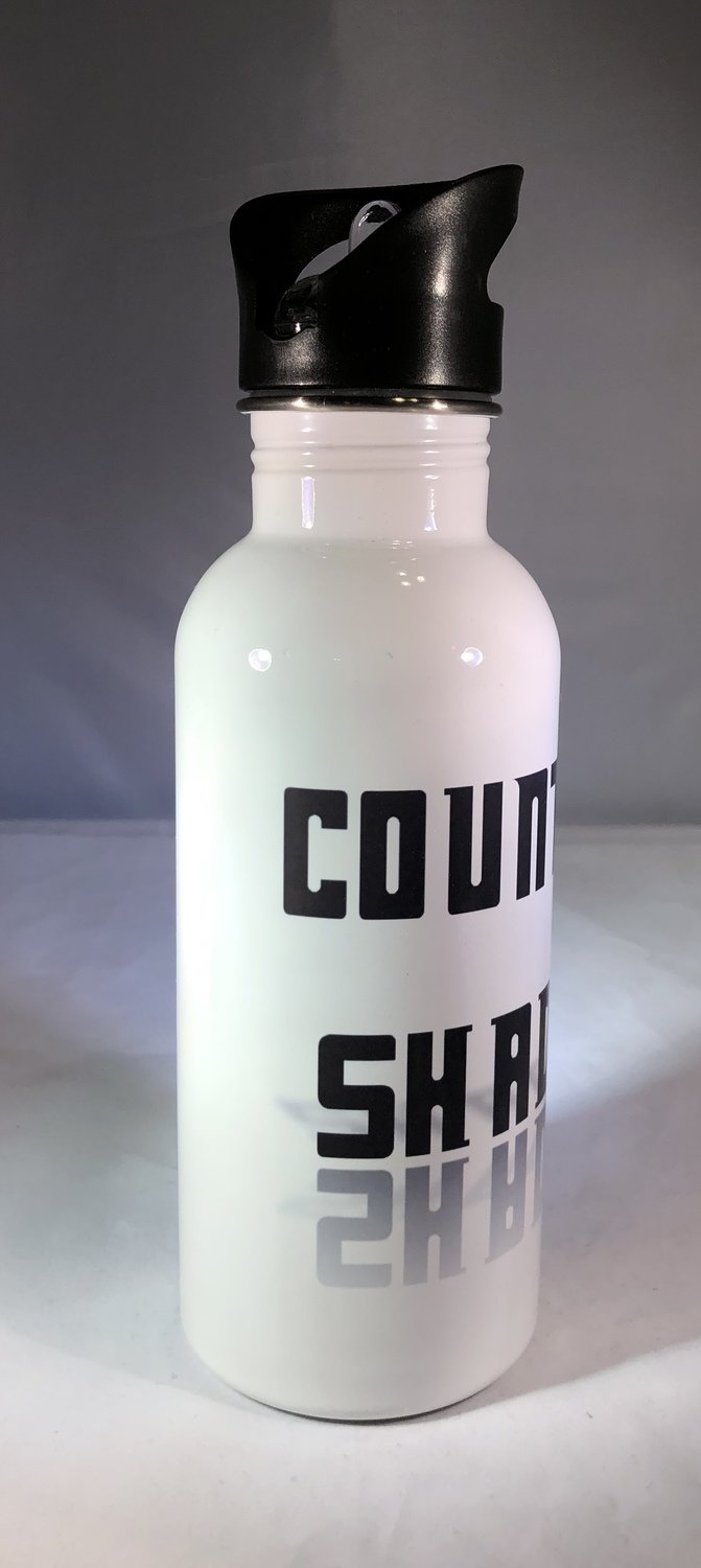 Count the Shadows Water Bottle