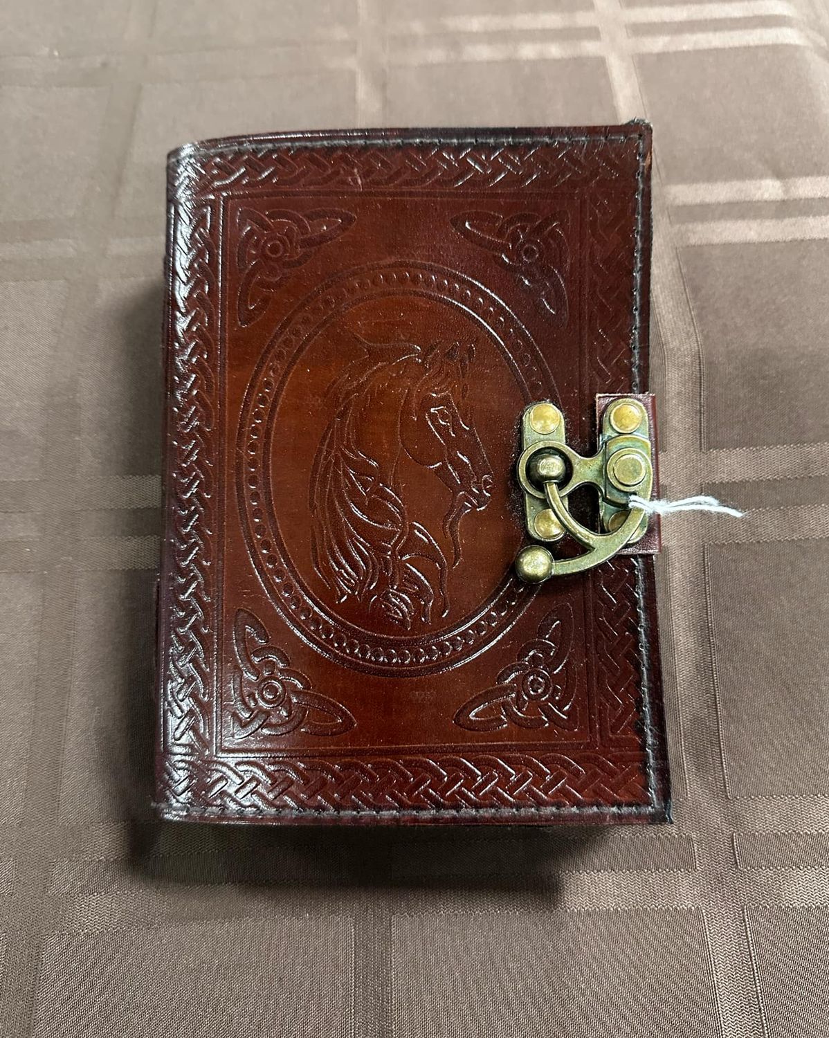 Unicorn Embossed Leather Journal