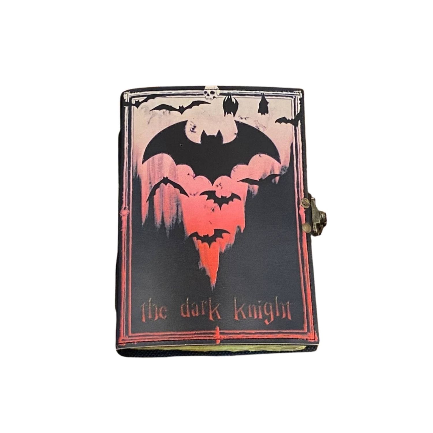 Bat Leather Journal Travel Notebook Cover Gothic Journal