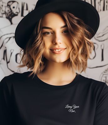 Living Your Now Black T-Shirt