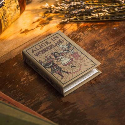 Alice in Wonderland Lewis Carroll 1865 Book Wallet