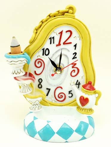 Mad Tea Party Clock / Back Flow Incense Burner