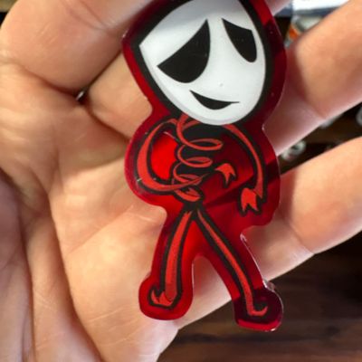 Gangle keychain red 