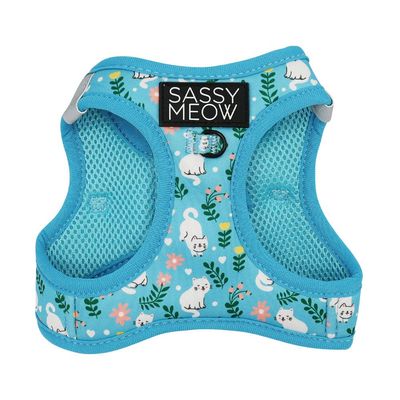 Cat Step-In Harness - Purrs &amp; Petals