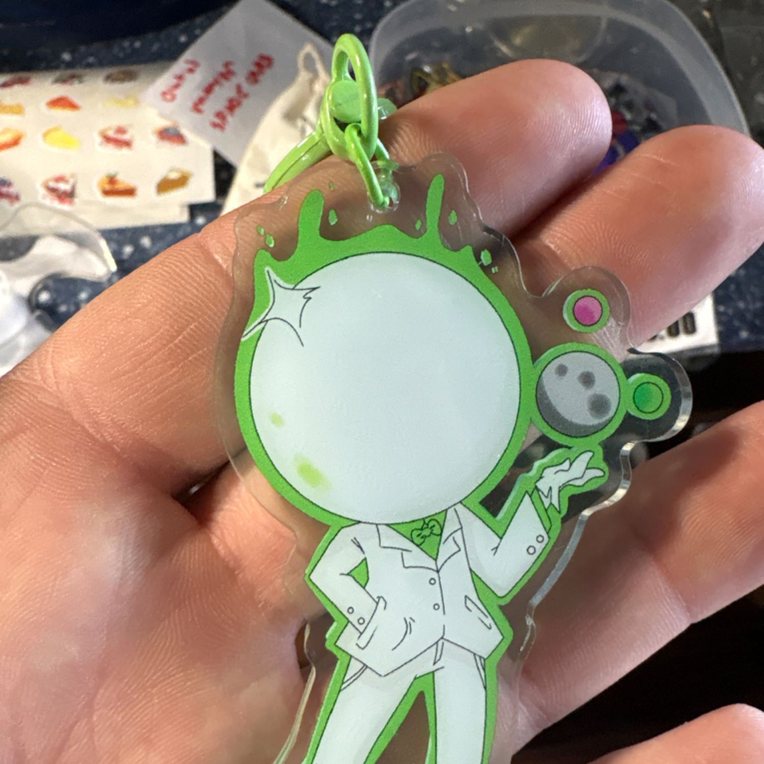 Doc scratch keychain