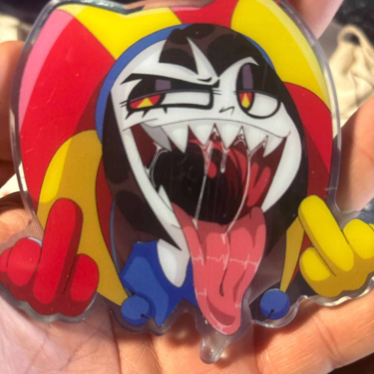 Evil Omni mouth keychain 