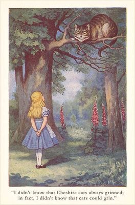 Postcard KF-761 Alice in Wonderland, Cheshire Cat