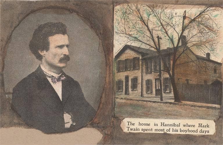 Postcard LT-371 Mark Twain's House
