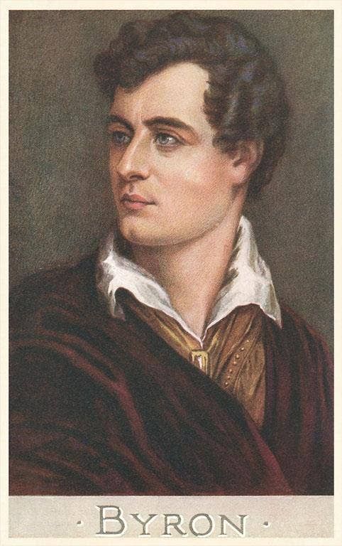 Postcard LT-11 Lord Byron