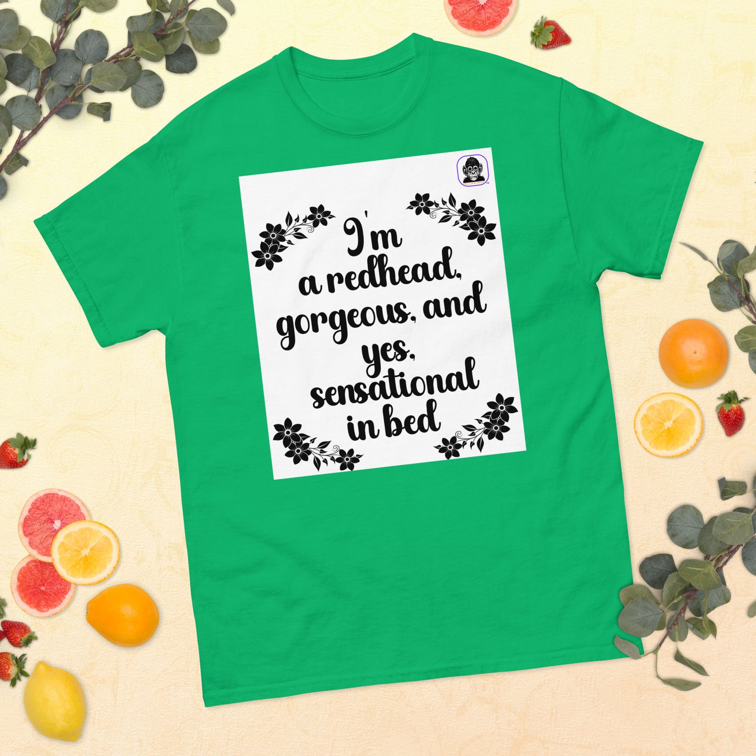 Redhead, gorgeous and sensational in bed unisex classic T-Shirt