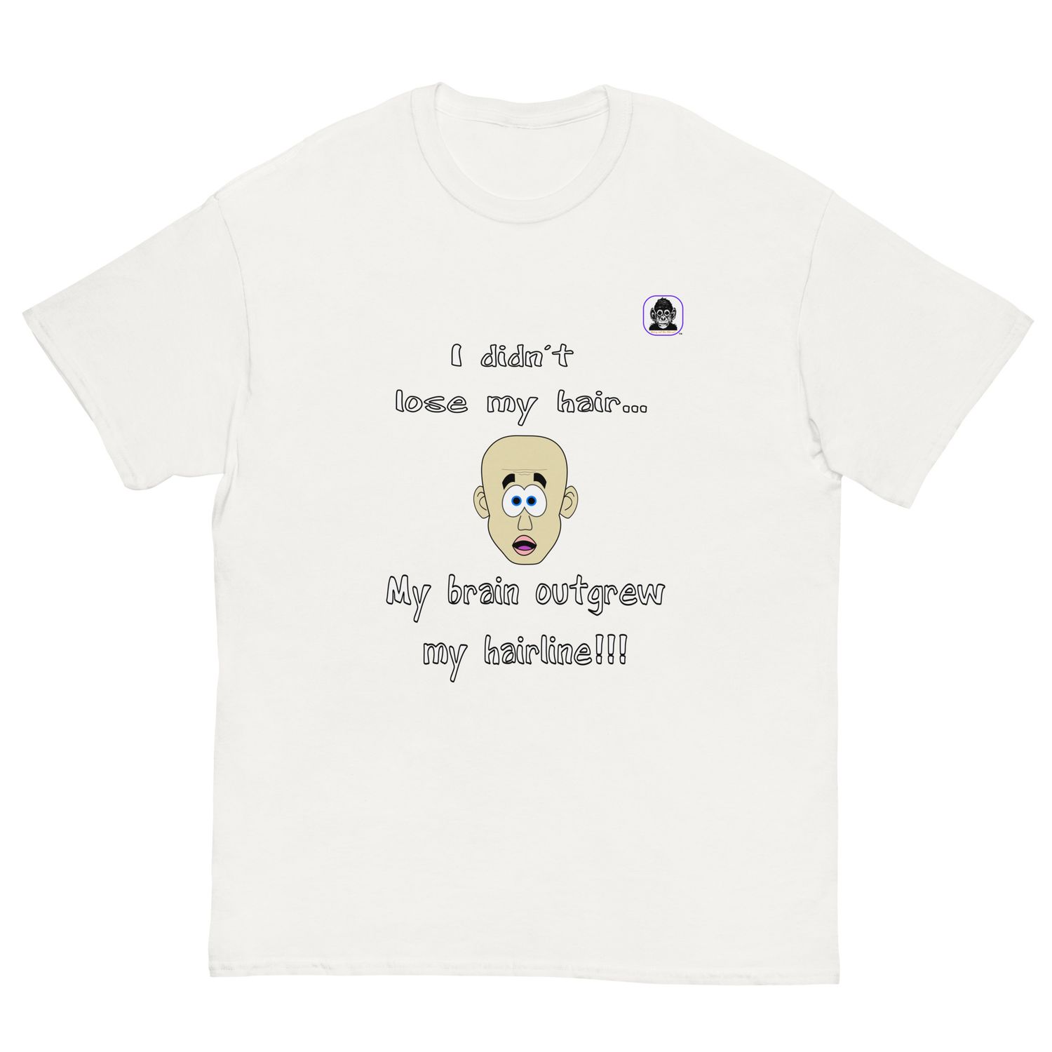 A different way to look at balding Unisex classic T-Shirt