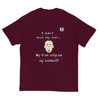A different way to look at balding Unisex classic T-Shirt