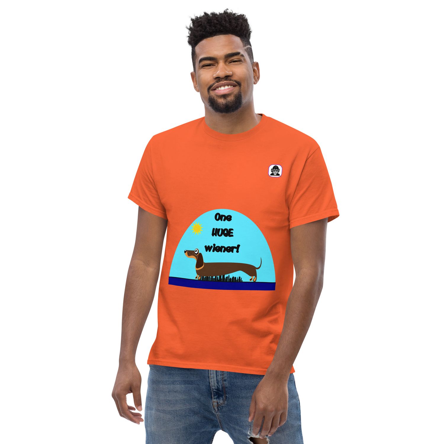 One HUGE Wiener Unisex classic T-Shirt