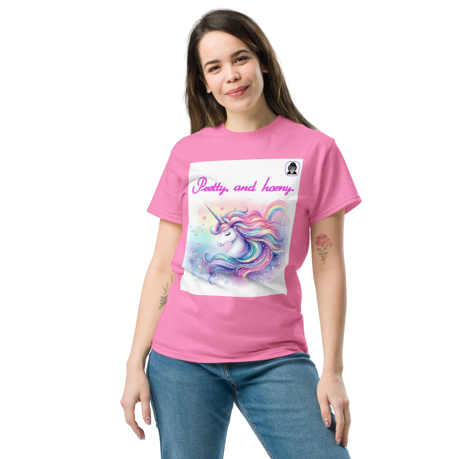 Pretty, but horny Unisex classic T-Shirt