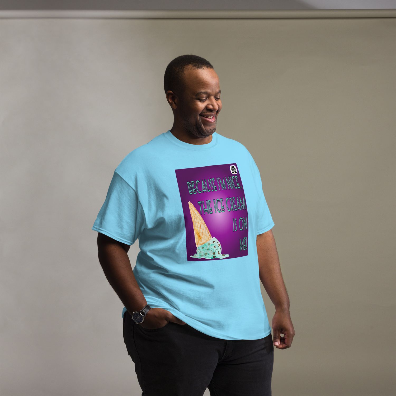 &quot;The ice-cream&#39;s on me&quot; Unisex classic T-Shirt