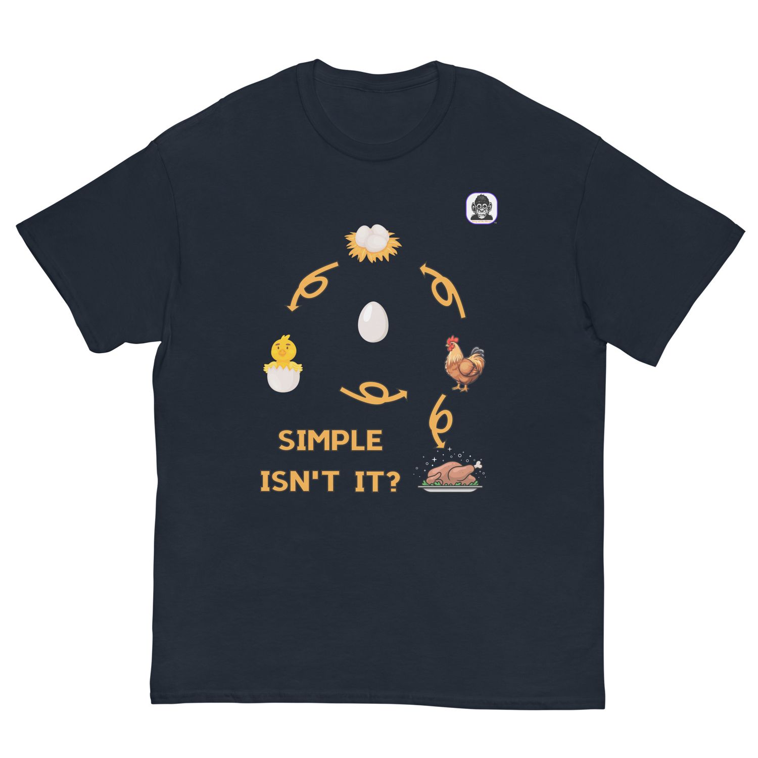 The simple story of chickens Unisex classic T-Shirt