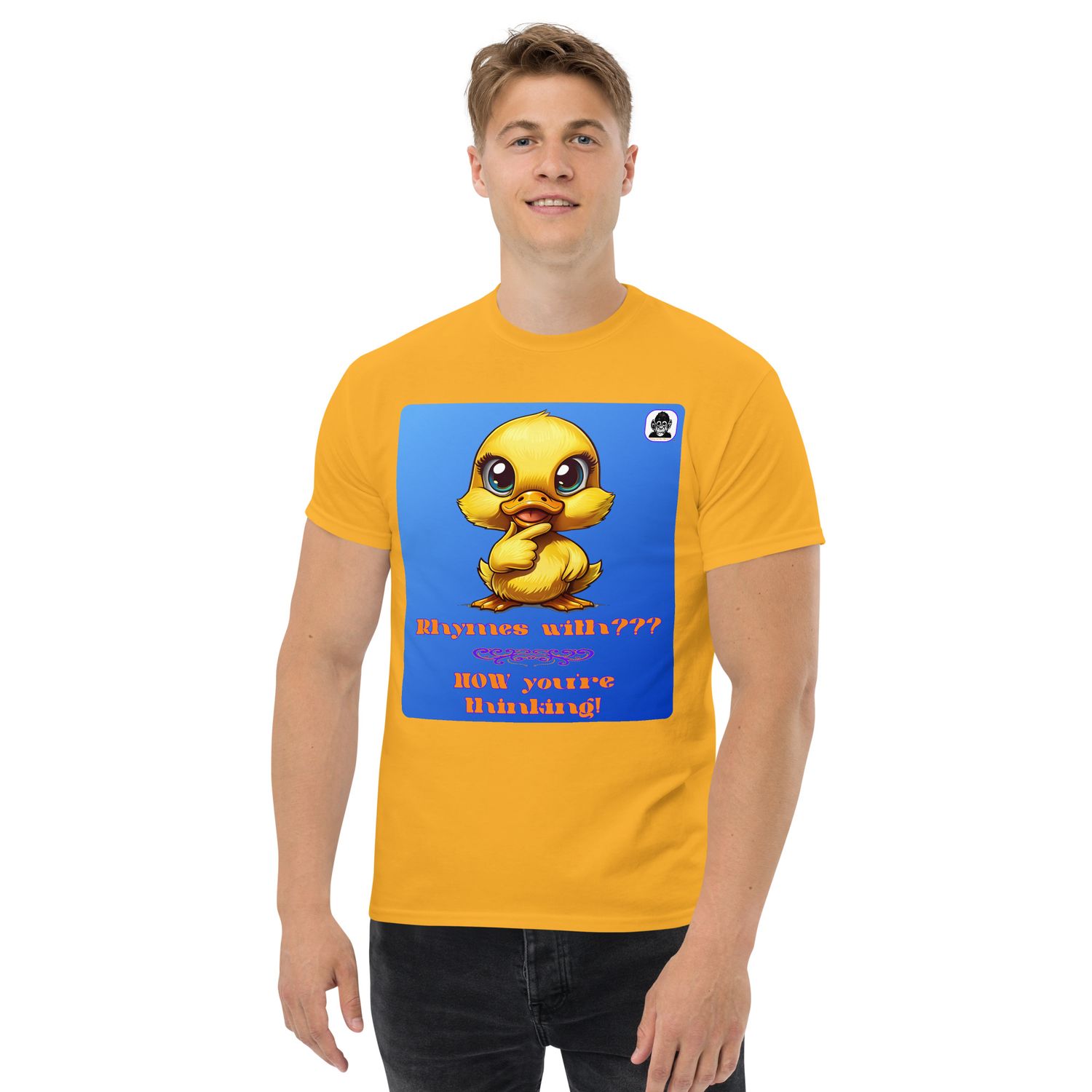 Something rhymes with... Unisex classic T-Shirt