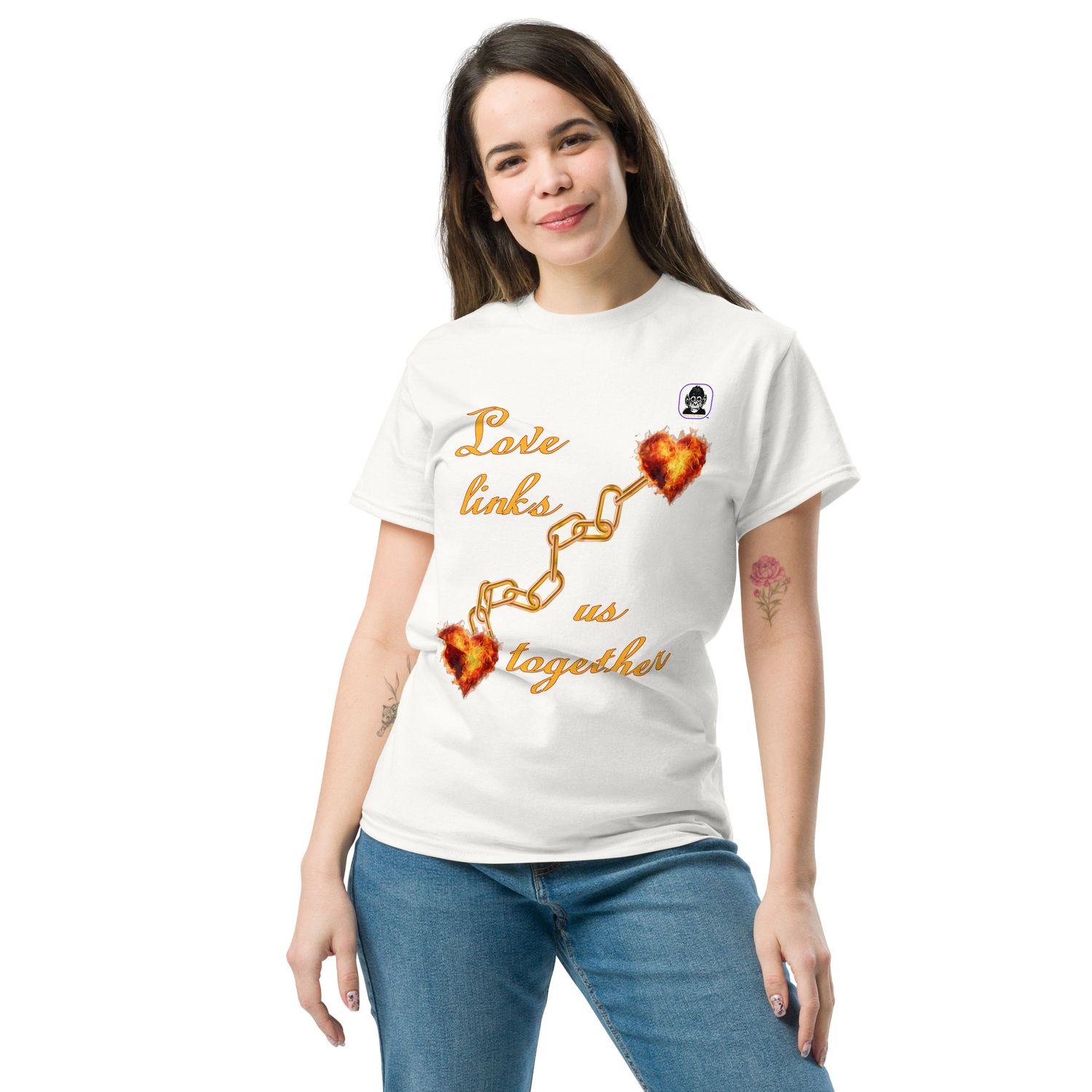 Love links us together Unisex classic T-Shirt